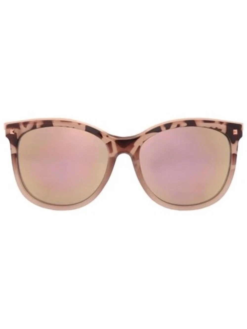 GUESS Cat Eye Sunglasses GF0302 Pink & Tortoiseshell Frames w/ Rose Gold Lenses.